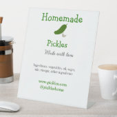 Signe De Table Sachets maison faits avec amour ajouter texte site (In SItu)