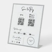 Signe De Table Sacrer pour payer (Recto)