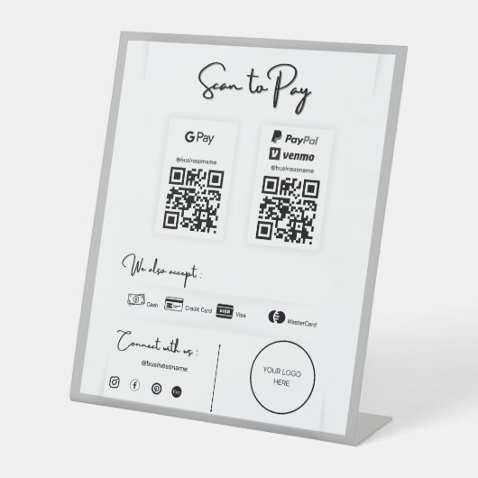 Signe De Table Sacrer pour payer (Recto)
