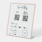 Signe De Table Sacrer pour payer (Recto)