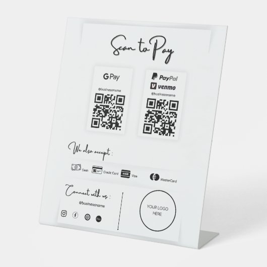 Signe De Table Sacrer pour payer (Recto)