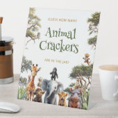 Signe De Table Safari Animaux Tropical Baby showers Crackers Jeu (In SItu)