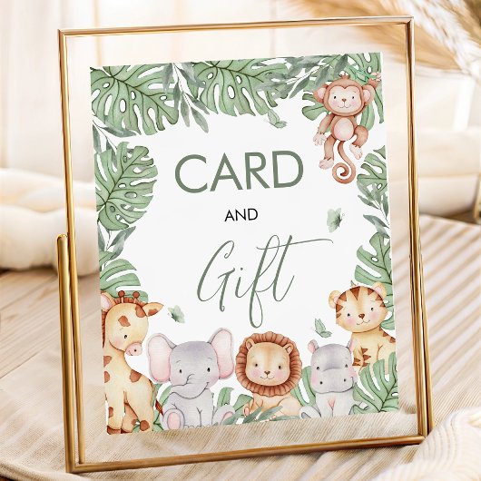 Signe De Table Safari Cards and Gifts Sign