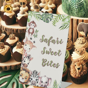 Signe De Table Safari Jungle Baby shower Table de dessert