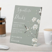 Signe De Table Sage Green Chinoiserie Signature Boissons Mariage (In SItu)