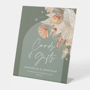 Signe De Table Sage Green Rustic Wedding Cartes & Cadeaux