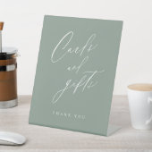 Signe De Table Sage green script moderne cartes mariages et cadea (In SItu)