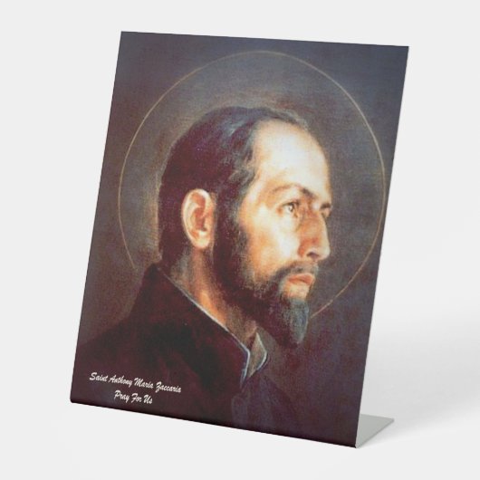 Signe De Table Saint Anthony Maria Zaccaria (Recto)