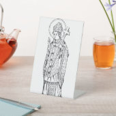 Signe De Table Saint Deiniol Abbé et Évêque (In SItu)