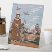 Signe De Table Saint Francis of Assisi Peace Prayer (In SItu)