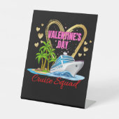 Signe De Table Saint-Valentin Croisière Escouade Vacation Match (Recto)