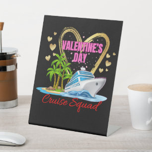 Signe De Table Saint-Valentin Croisière Escouade Vacation Match