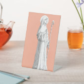Signe De Table Sainte Catherine de Sienne Vierge (In SItu)
