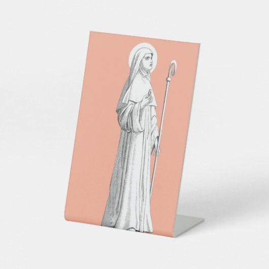 Signe De Table Sainte Catherine de Sienne Vierge (Recto)