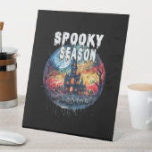 Signe De Table Saison d'Halloween effrayante (In SItu)