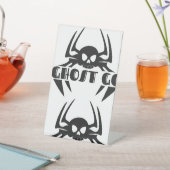 Signe De Table Saison Éffrayante de Ghost Go (In SItu)