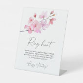 Signe De Table Sakura - Ring chasse nuptiale jeu de douche (Recto)