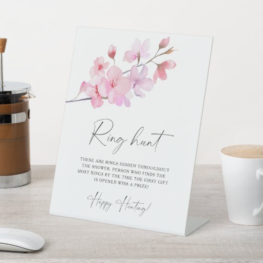 Signe De Table Sakura - Ring chasse nuptiale jeu de douche (In SItu)