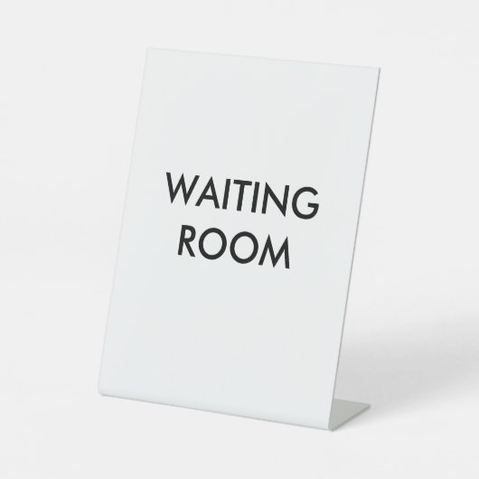 Signe De Table Salle d'attente (Recto)