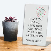 Signe De Table Salle d'attente Salle d'attente Lobby