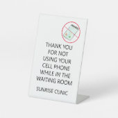 Signe De Table Salle d'attente Salle d'attente Lobby (Recto)