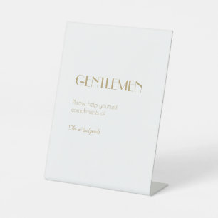 Signe De Table Salle de bain minimaliste or moderne Art déco pour