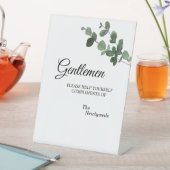 Signe De Table Salle de bain Neutre Mariage Botanique (In SItu)