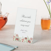 Signe De Table Salle de bain personnalisable Connexion Fleur sauv (In SItu)