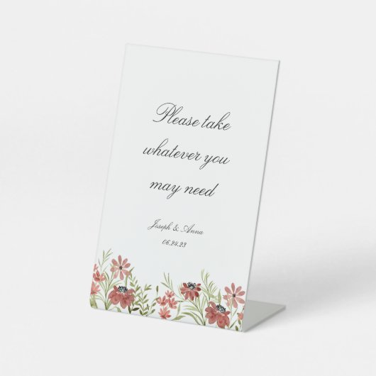 Signe De Table Salle de bain personnalisable Connexion Fleur sauv (Recto)