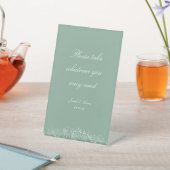 Signe De Table Salle de bain personnalisable Connexion Sage Flora (In SItu)