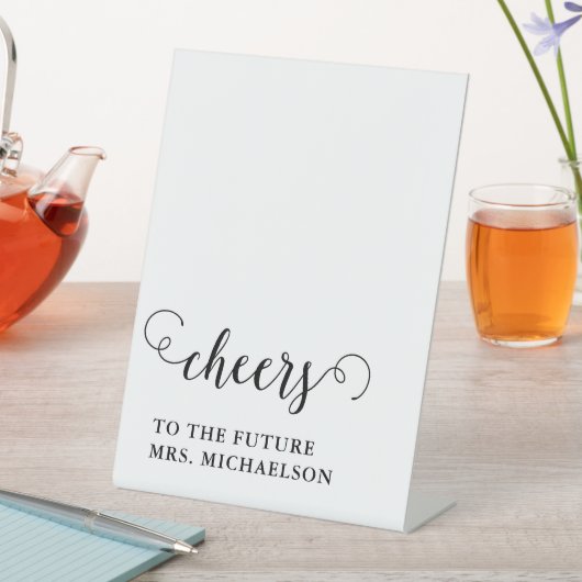 Signe De Table Salue Mariée À Être Mariage (In SItu)