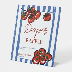 Signe De Table Salut bébé tomate Faveurs de baby shower italien s