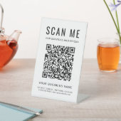 Signe De Table Scannez-moi Code QR (In SItu)