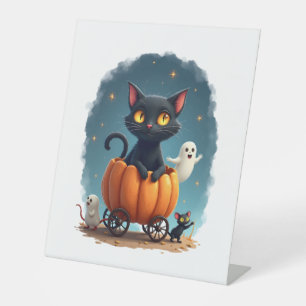Signe De Table Scarecrow Cat Sentinel