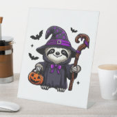 Signe De Table Scary Halloween Sloth Witch Costume Casquette Mer (In SItu)