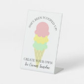 Signe De Table Scooped Up Ice Cream Sundae Bar Bridal Shower (Recto)