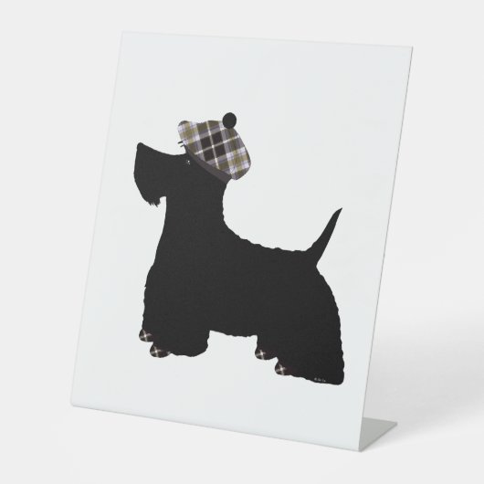 Signe De Table Scottish Terrier (Recto)