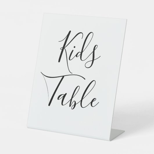 Signe De Table Script Calligraphie Réservé Mariage de table pour  (Recto)