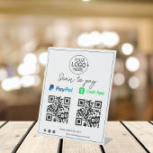 Signe De Table Script de paiement mobile sans contact de PayPal C