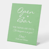 Signe De Table Script de signature de la page verte Ouvrir le Mar (Recto)