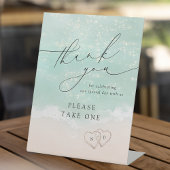 Signe De Table Script moderne Sand Hearts Beach Signature Boisson