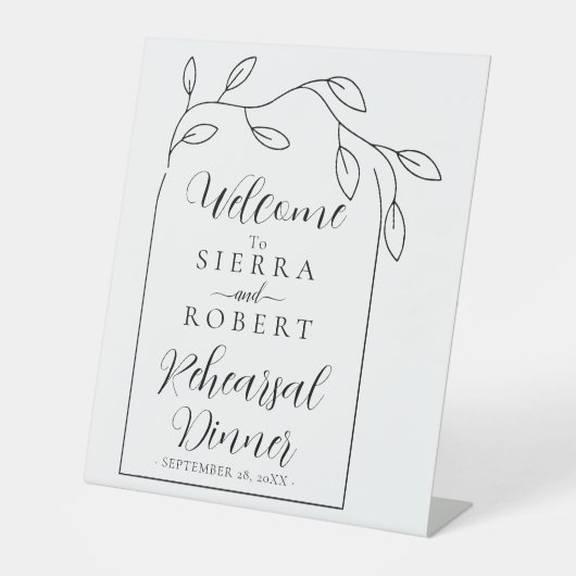 Signe De Table Scripts - Répétition minimale - Accueil du dîner (Recto)