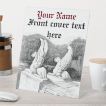 Sculpture de griffons crayon monochrome Art