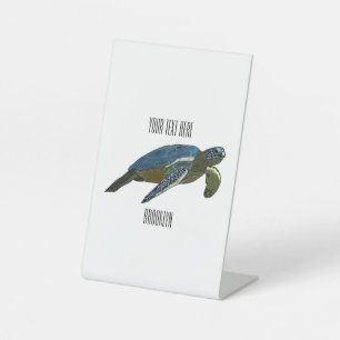 Signe De Table Sea turtle cartoon