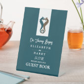 Signe De Table Seahorse Romance, Mariage sur la plage (In SItu)