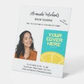 Signe De Table Séance de dédicace Auteur Écrivain Lancement de li (Recto)