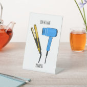 Signe De Table Sèche-cheveux & lisseuse-cheveux illustration (In SItu)