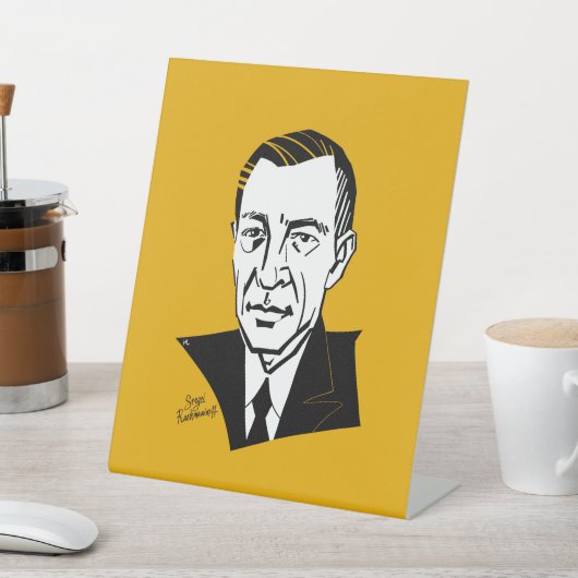 Signe De Table Sergei Rachmaninoff (In SItu)