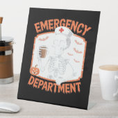 Signe De Table Service d'urgence Funny Halloween Nurse Essenti (In SItu)