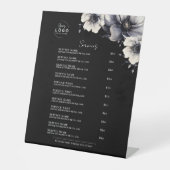 Signe De Table Services de Spa Noir Blanc (Recto)